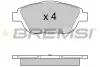 Колодки тормозные передние BREMSI BP3428 (фото 3)