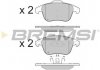Колодки тормозные передние BREMSI BP3330 (фото 3)