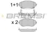 Гальмівні колодки перед. Corolla/Auris 12- (Bosch) BREMSI BP3537 (фото 3)