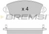 Колодки тормозные передние BREMSI BP2926 (фото 3)