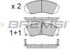 Колодки тормозные передние BREMSI BP3336 (фото 3)