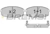 Гальмівні колодки перед. Hyundia i30/KIA C\'eed 02- BREMSI BP3147 (фото 3)