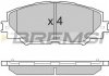 Гальмівні колодки перед. Toyota RAV4 06- (139,1x56x17,5) BREMSI BP3251 (фото 2)