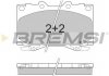 Колодки тормозные передние BREMSI BP2898 (фото 3)