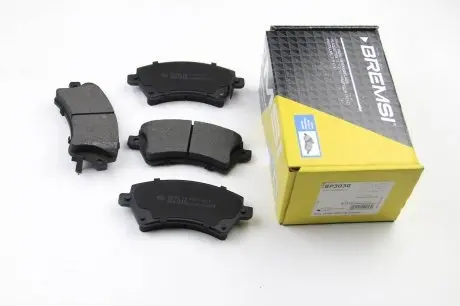 Колодки тормозные передние BREMSI BP3030