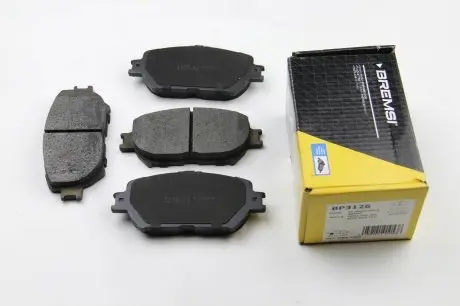 Колодки тормозные передние BREMSI BP3126