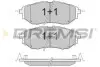 Гальмівні колодки перед. Subaru Legacy IV/Outback 03- (akebono) BREMSI BP3211 (фото 3)