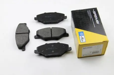 Колодки тормозные передние BREMSI BP3591