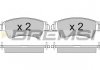 Гальмівні колодки перед. Peugeot 206/306 94- (Bosch) (130,9x52,2x18) BREMSI BP2879 (фото 3)