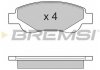 Колодки тормозные передние BREMSI BP3225 (фото 3)