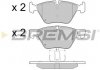 Колодки тормозные передние BREMSI BP3488 (фото 3)