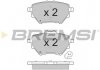 Колодки тормозные задние BREMSI BP3561 (фото 3)
