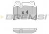 Гальмівні колодки зад. VW Touareg 02-10 (brembo) BREMSI BP3302 (фото 3)