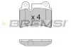 Фото запчастини 3 - гальмівні колодки зад. VW Touareg 02-10 (brembo) BREMSI BP3302 Гальмівні колодки зад. VW Touareg 02-10 (brembo) BREMSI BP3302 (фото 3)
