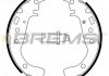 Гальмівні колодки зад. Yaris 99-05/ IQ 09- /Echo 99-05 (Akebono) BREMSI GF0951 (фото 3)