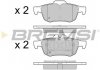 Гальмівні колодки зад. Renault Latitude 11- (ATE) (123,1x50,6x16,9) BREMSI BP3468 (фото 3)