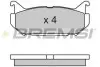 Гальмівні колодки зад. Mazda 626 91-02 (akebono) BREMSI BP2632 (фото 3)