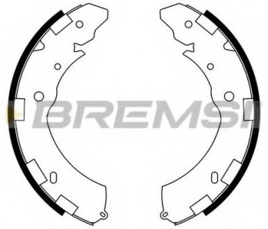 Колодки тормозные задние BREMSI GF0833