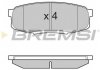 Колодки тормозные задние BREMSI BP3382 (фото 3)