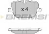 Колодки тормозные задние BREMSI BP3416 (фото 3)
