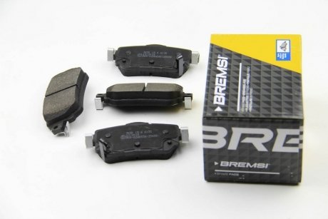 Колодки тормозные задние BREMSI BP3630 (фото 1)