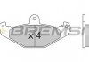 Колодки тормозные задние BREMSI BP2553 (фото 3)