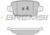 Колодки тормозные задние BREMSI BP3300 (фото 3)