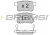 Колодки тормозные задние BREMSI BP3370 (фото 3)