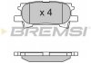 Колодки тормозные задние BREMSI BP3169 (фото 3)