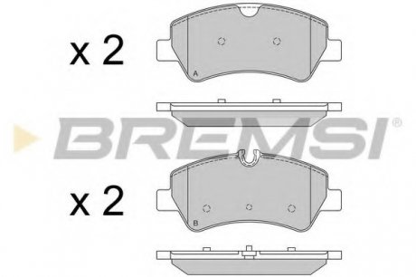 Тормозные колодки BREMSI BP3526 (фото 1)
