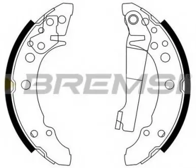 Тормозные колодки BREMSI GF0016