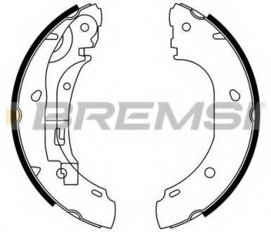 Гальмівні колодки зад. Ducato/Boxer 02- (бараб.) BREMSI GF0186