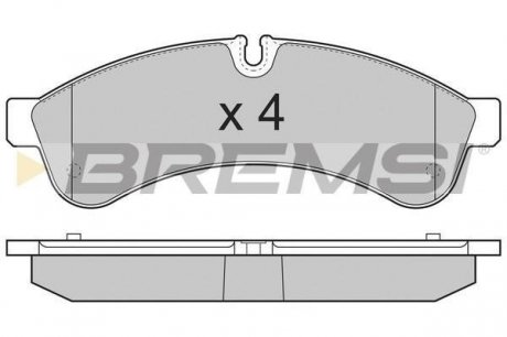 Тормозные колодки BREMSI BP3365
