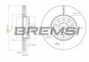 Тормозной диск BREMSI DBB305V (фото 3)