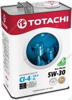 Масло моторное TOTACHI Eco Diesel 5W-30 4л. - Купить в Интернет магазине | DEMEX.ua