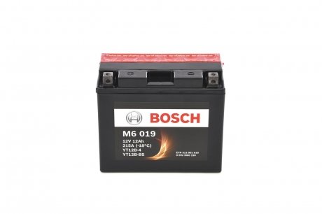 Акумулятор для мото AGM 12V 12 А*ч 215А BOSCH 0092M60190 (фото 1)