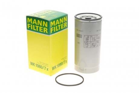 Фільтр паливний дизельний -FILTER MANN (Манн) WK 1080/7X (фото 1)