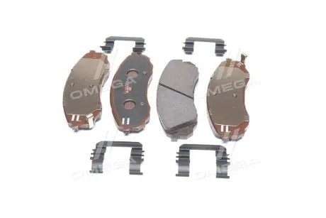 Колодки тормозные дисковые передние MOBIS 581014HA50