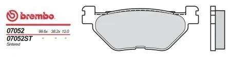 Состав синтетика - для макси скутеров BREMBO BRM 07052XS (фото 1)