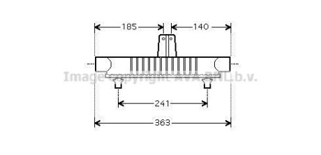 Інтеркулер COOLING AVA PE 4403