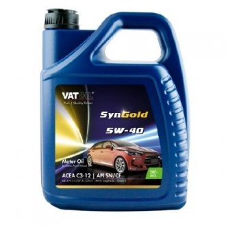 Олива моторна SynGold 5W-40, 5 л VATOIL 50195