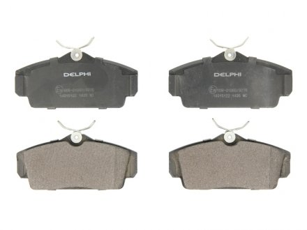 Комплект тормозных колодок, дисковый тормоз DELPHI LP1435 (фото 1)