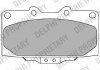 Тормозные колодки дисковые SUBARU Impreza &quot;F&quot; 00-07 запчасти DELPHI LP2044 (фото 1)