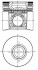 Поршень в комплекті на 1 циліндр, 1-й ремонт (+0,5) NURAL 87-437007-10 (фото 1)
