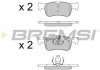 Гальмівні колодки перед. BMW 1 (F20/F21)/2 (F22/)F23/F87) 10- (Bendix/Bosch) BREMSI BP3520 (фото 3)