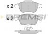 Гальмівні колодки перед. Renault Laguna 07-/Megane 12- (ATE) (155,3x63x18) BREMSI BP3430 (фото 3)