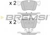 Колодки тормозные передние C4 Picasso II/308 II 13- (Ate - Teves) BREMSI BP3598 (фото 3)