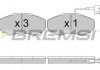 Тормозные колодки перед. Ducato/Jumper/Boxer 02-06 (1.4t) BREMSI BP2997 (фото 3)