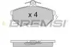 Тормозные колодки перед. Caddy II/Golf IV 91-06 (TRW) BREMSI BP2531 (фото 3)