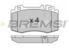 Тормозные колодки перед. W220/W163/R129-230 BREMSI BP2986 (фото 3)
